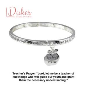 🙏 NWT Teacher’s Prayer Bracelet – Brand New With Tags
